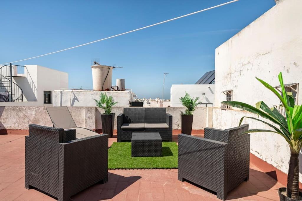 Ferienwohnung Espectacular Casa Muy Luminosa Con Azotea Conil De La Frontera Exterior foto