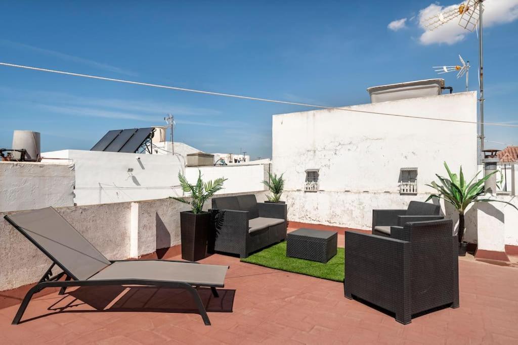 Ferienwohnung Espectacular Casa Muy Luminosa Con Azotea Conil De La Frontera Exterior foto